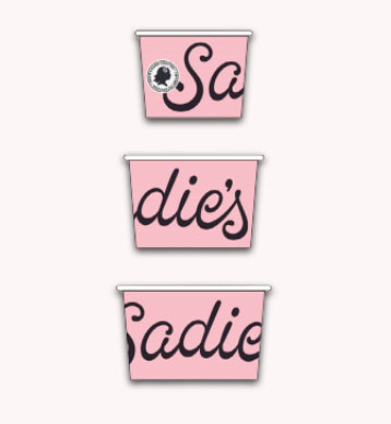 Sadies Ice Cream Cups